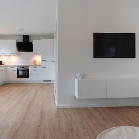 Moderne Küstenbutze #1 Im Beach-style Apartment Mildstedt